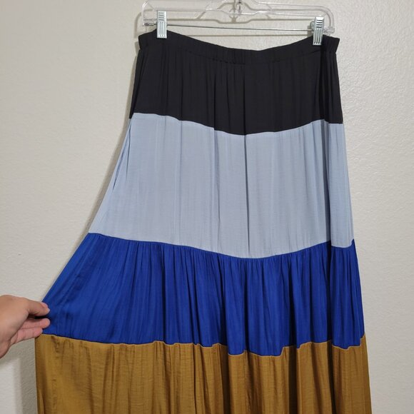 Anthropologie Dolan Freja Multicolor Tiered Maxi Skirt Large - Picture 4 of 9